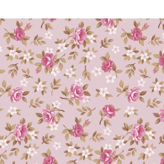 TRICOLINE FLORAL LUCIA ROSA COM PINK COR 18