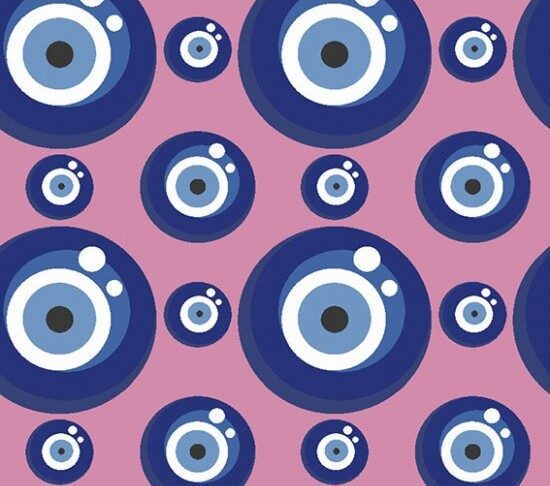 TRICOLINE OLHO GREGO FUNDO ROSA COR 03