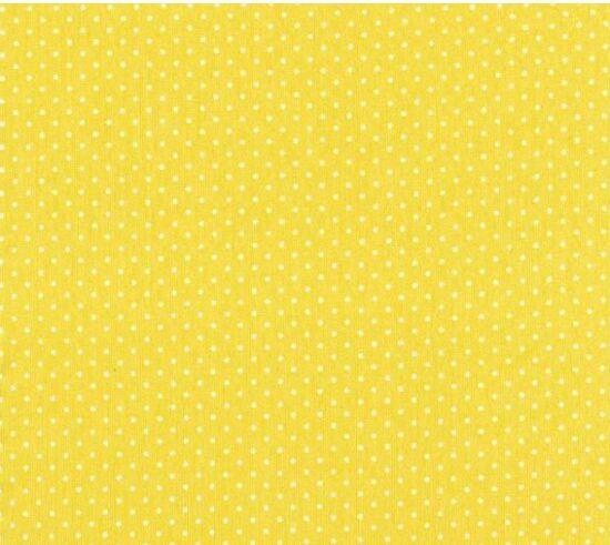 Tricoline Poá Amarelo Poá Branco Cor 27