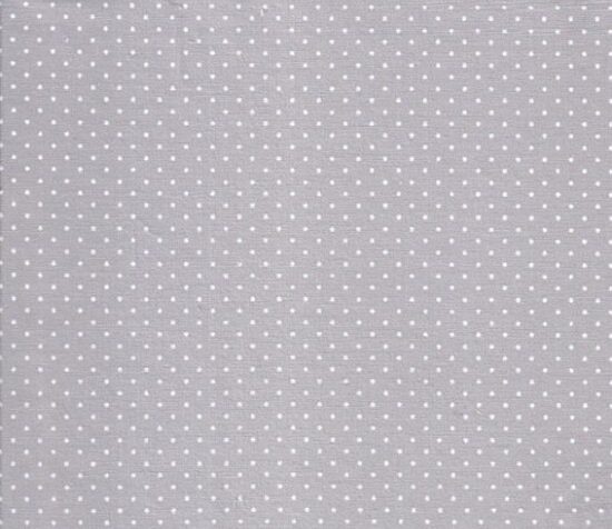 Tricoline Poá Cinza Poá Branco Cor 79