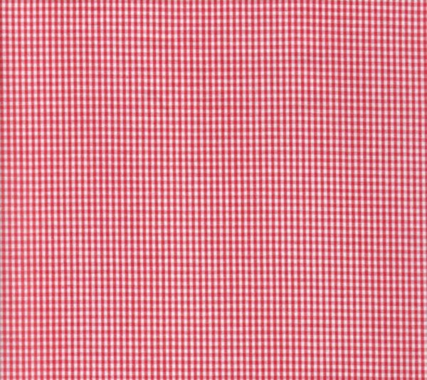 TRICOLINE XADREZ MIUDO IXM FIO TINTO VERMELHO COR 1066