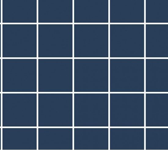 Tricoline Grid Azul Marinho Com Branco Cor 09