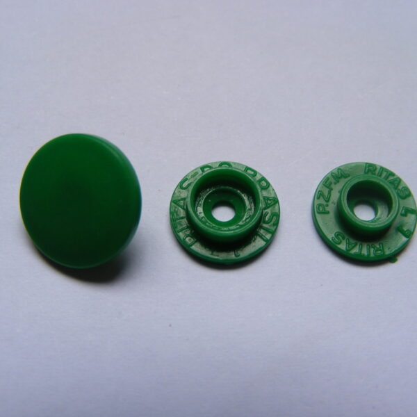 BOTÃO DE PRESSÃO RITAS Nº 12 VERDE C/ 10 UND