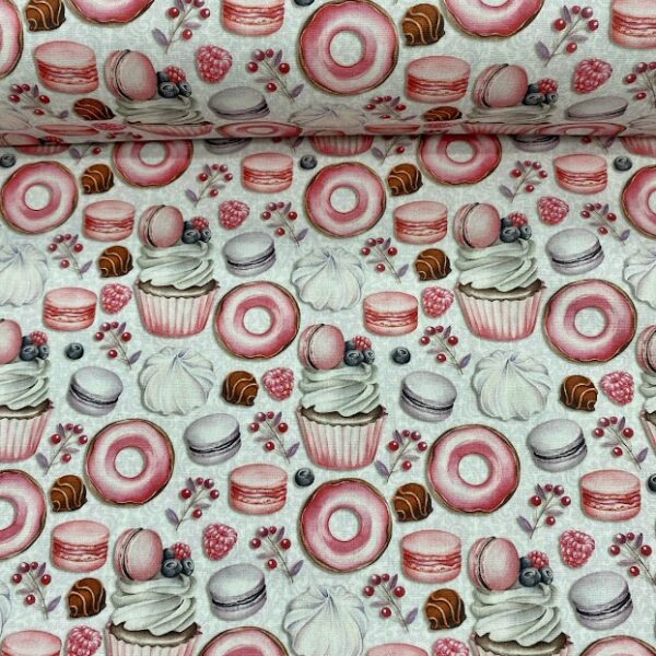 Tricoline Digital Cup Cake Rosa 5757 D - Cor A