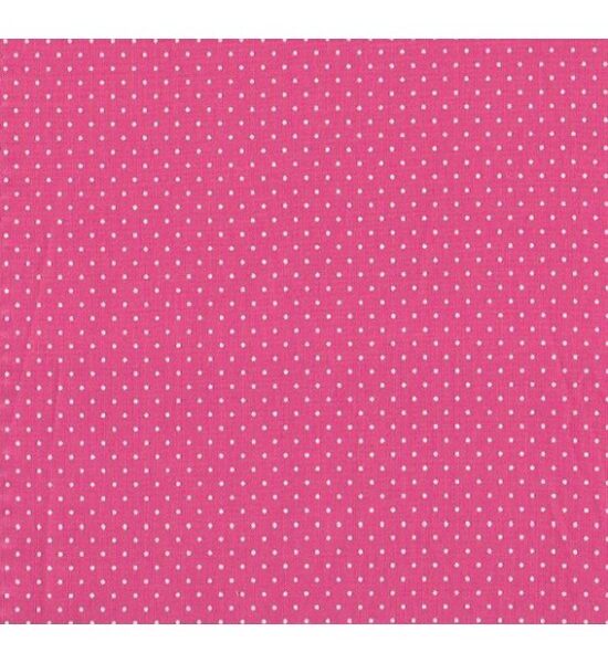 Tricoline Poá Pink Poá Branco Cor 11