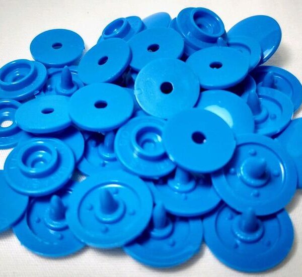 BOTÃO DE PRESSÃO RITA AZUL CELESTE 12 mm C/10