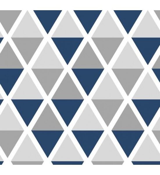 Tricoline Margot Azul Marinho C/ Cinza Cor 014