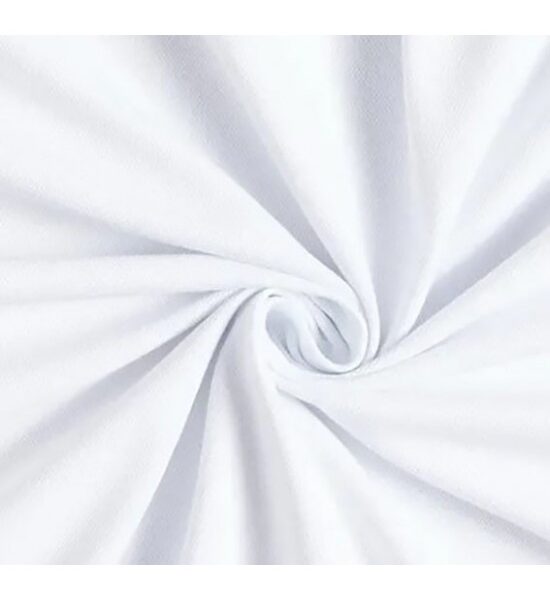 Tricoline Silky Liso Branco Cor 0001