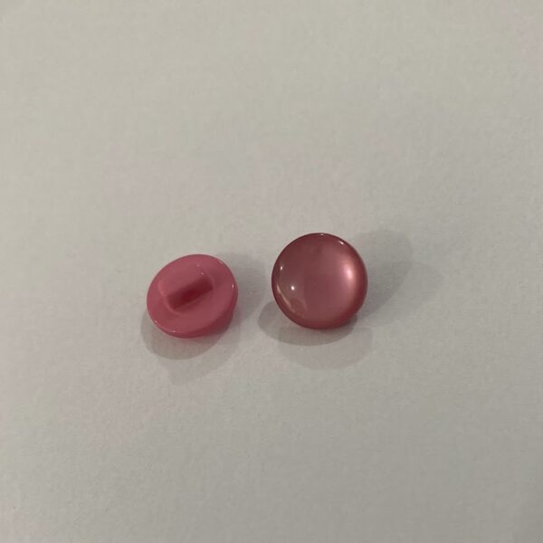 Botão de Costura Perolado c/ Pezinho T18 Rosa Bebê