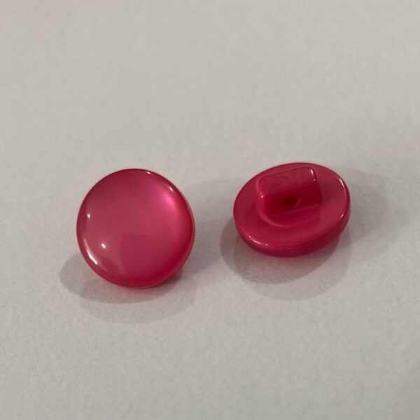 Botão de Costura Perolado c/ Pezinho T18 Rosa Médio