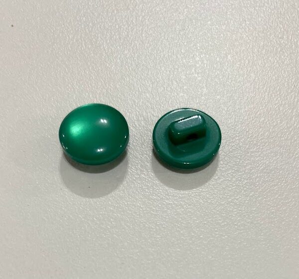 Botão de Costura Perolado c/ Pezinho T18 Verde Água