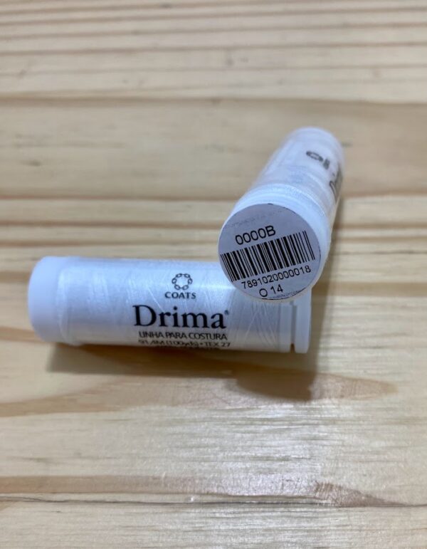 Linha de Costura Drima 91.4mt Branco Cor 0000B