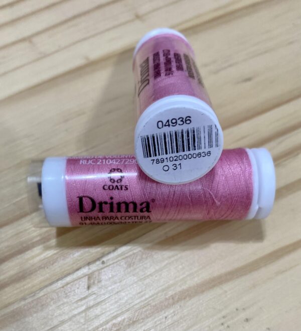 Linha de Costura Drima 91.4mt Rosa Cor 04936