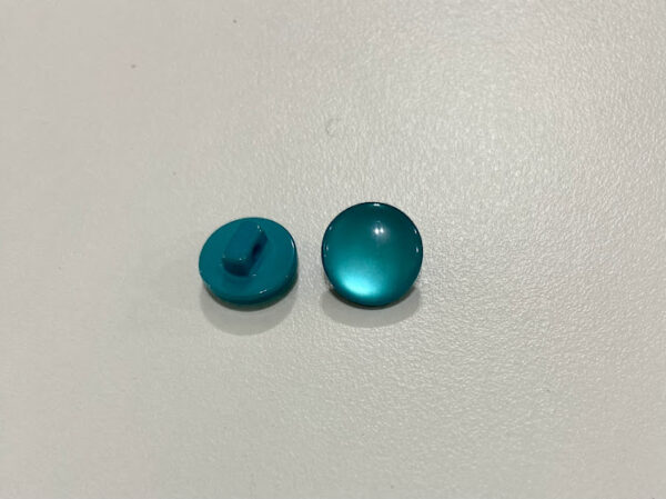 Botão de Costura Perolado c/ Pezinho T18 Azul Tiffany