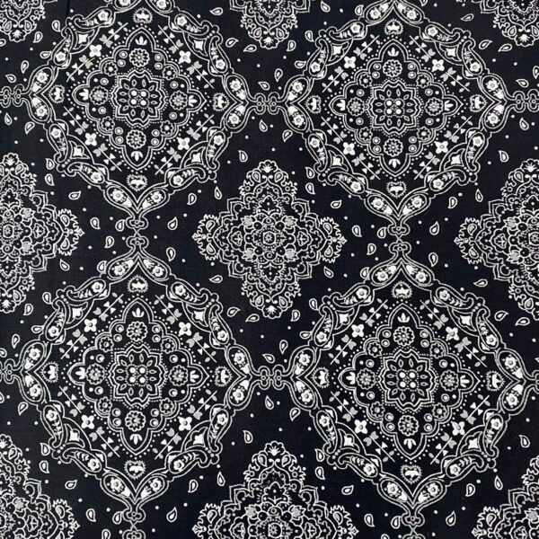 Tricoline Bandana Preta - Ma