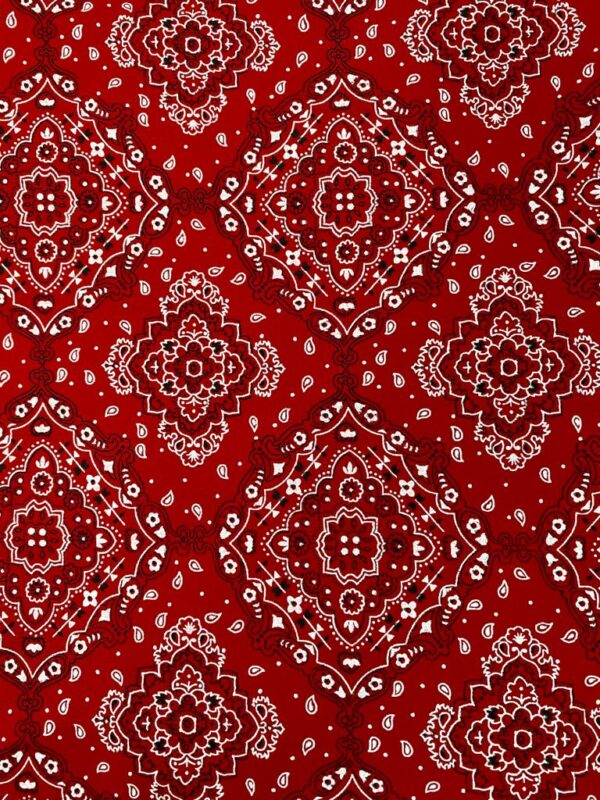 Tricoline Bandana Vermelha - Ma
