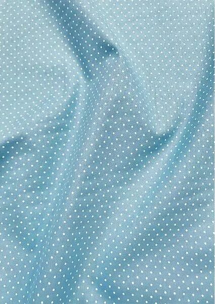 Tricoline Poá Azul Poá Branco Cor 03