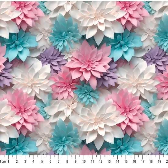 Tricoline Digital 3D Floral Catarina 85021 cor 01