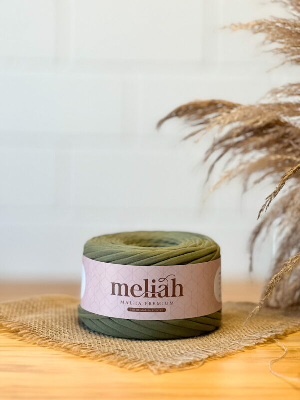 Fio de Malha Premium Meliah Anti-Pilling 35 Mm Cor: Verde Militar