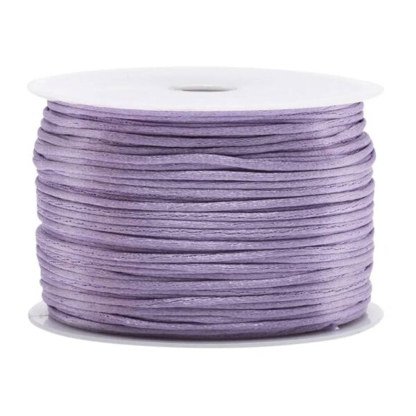 Cordão de Cetim Rabo de Rato 1mm 50Mt Cor 49 Lilas