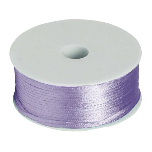 Cordão de Cetim Rabo de Rato 2mm 50Mt Cor 49 Lilas