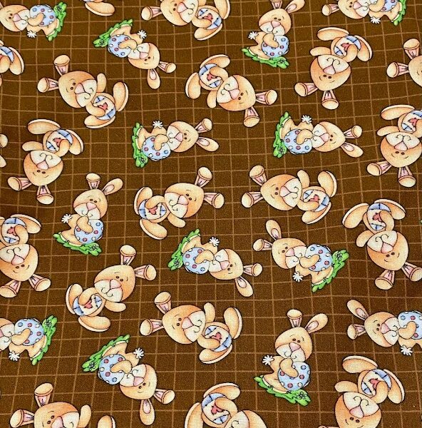 Tricoline Digital Coelhinho Com Ovos - Páscoa