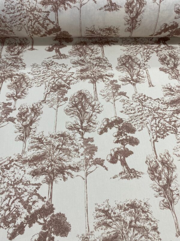 Tecido Impermeável Digital Havana Toile de Jour Chocolate 6322 D Cor A - Imagem 2