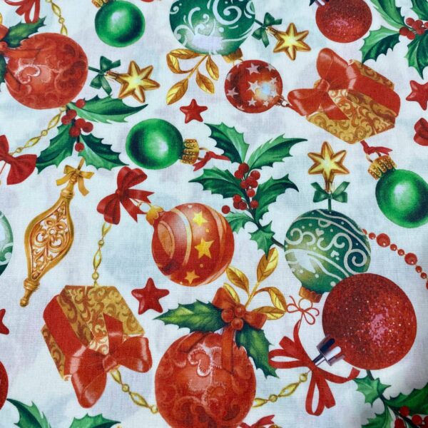 Tricoline Digital Natal Bolas 5958 D Cor A