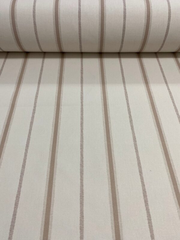 Tecido Imperme&aacute;vel Digital Waterhavana N&aacute;utico Listrado Bege 6358 D Cor A