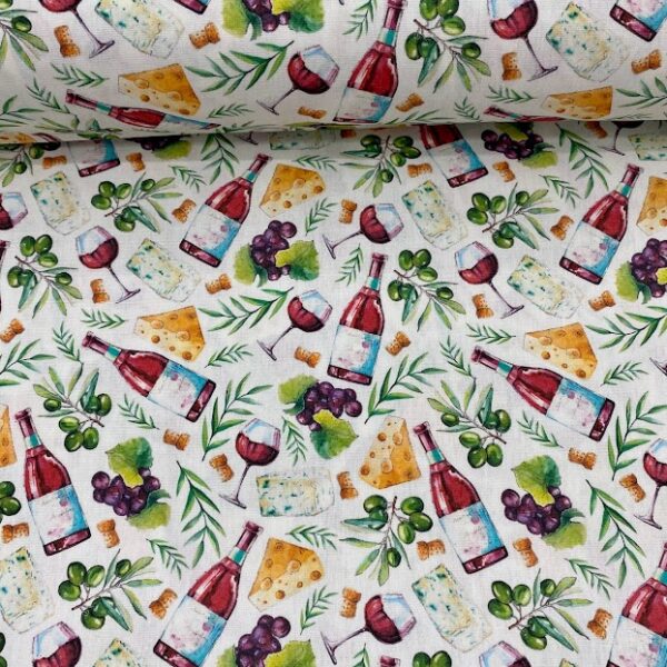 Tricoline Digital Queijos E Vinhos 5992 D - Cor A