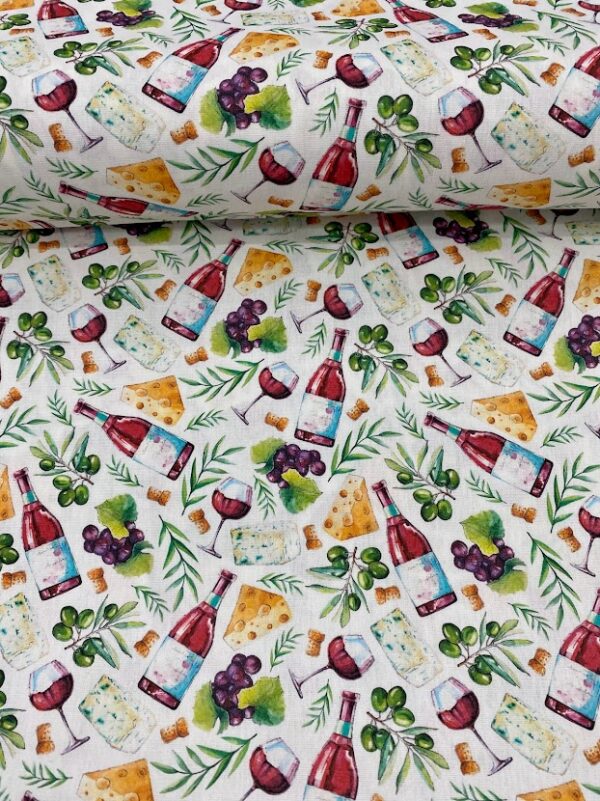 Tricoline Digital Queijos E Vinhos 5992 D - Cor A