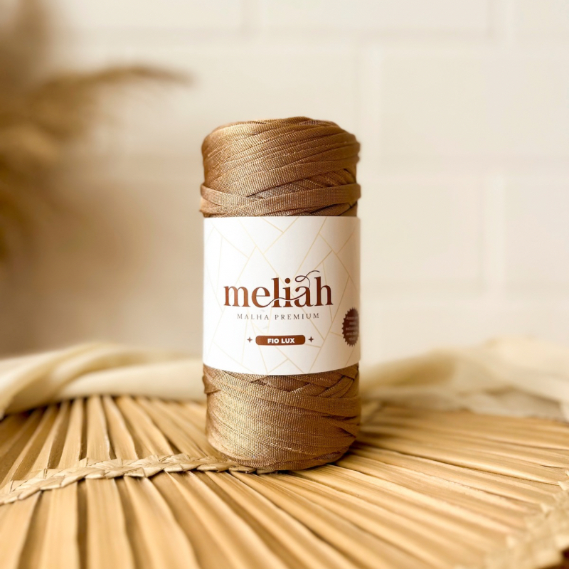 Fio Lux – Fio de Malha Premium Meliah 28mm Cor: Calda de Açúcar