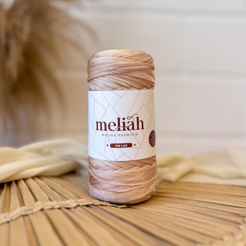 Fio Lux – Fio de Malha Premium Meliah 28mm Cor: Champanhe Rose