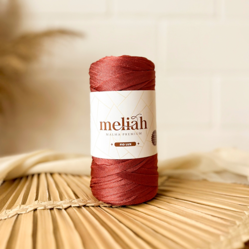 Fio Lux – Fio de Malha Premium Meliah 28mm Cor: Escarlate
