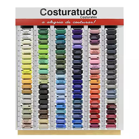 Linha de Costura M&aacute;quina e Manual Costuratex UND c/100m TEX 25 100% Poli&eacute;ster - Varias Cores