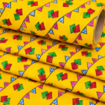 Bandeirinha Fundo Amarelo
