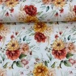 Floral Grande 3 Tons Fundo Bege 5981 D Cor A