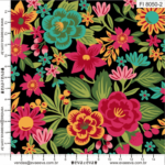 Floral Grande Preto