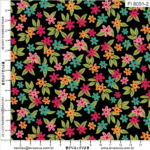 Mini Floral Preto