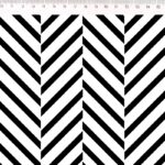 Chevron Desencontrado Preto