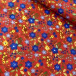 Floral fundo Vermelho