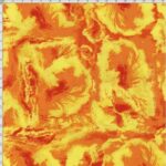 Fantasia Airton Spengler Waves - Floral Amarelo
