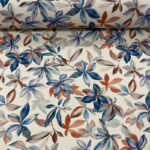 Floral Azul e Terracota 6286 D Cor B