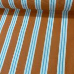 Naútico Meditarrâneo Listrado Laranja 6347 Cor B