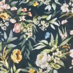 Floral Fundo Preto E304