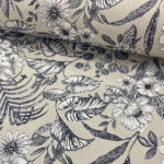 Floral Preto fundo Cinza 5996 D COR A