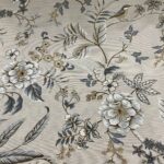Floral Branco Bege 6158 A